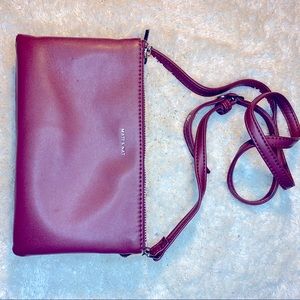 Matt & Nat Burgundy Vegan Triplet Crossbody